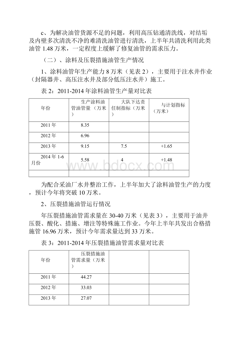 728关于采油管杆检修队生产现状及困难.docx_第3页