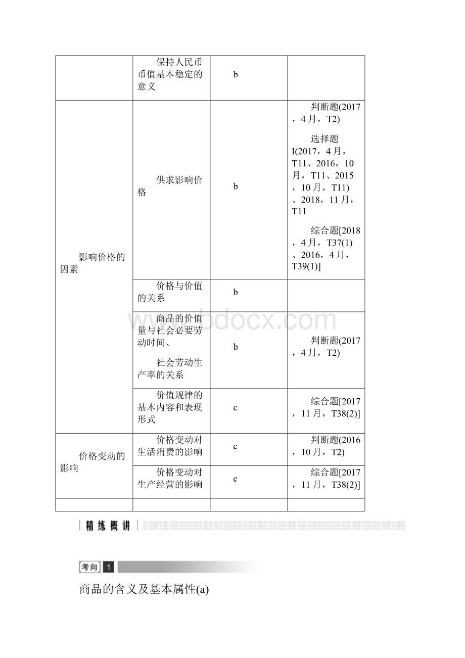 届高考政治高分突破超级精华全国通用版第1课时 货币与价格.docx_第2页