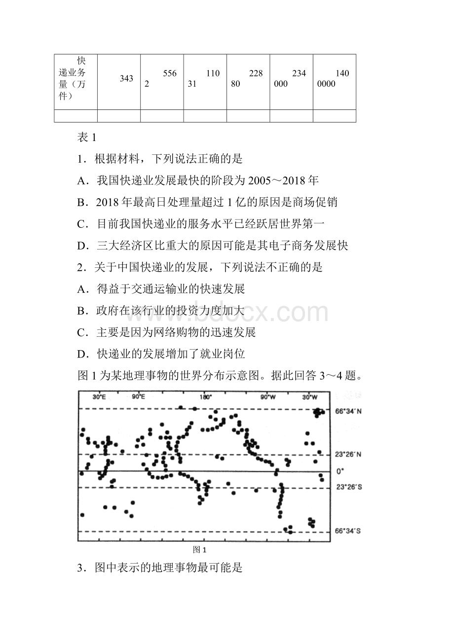 最新届云南省高三第二次高中毕业生复习统一检测.docx_第2页