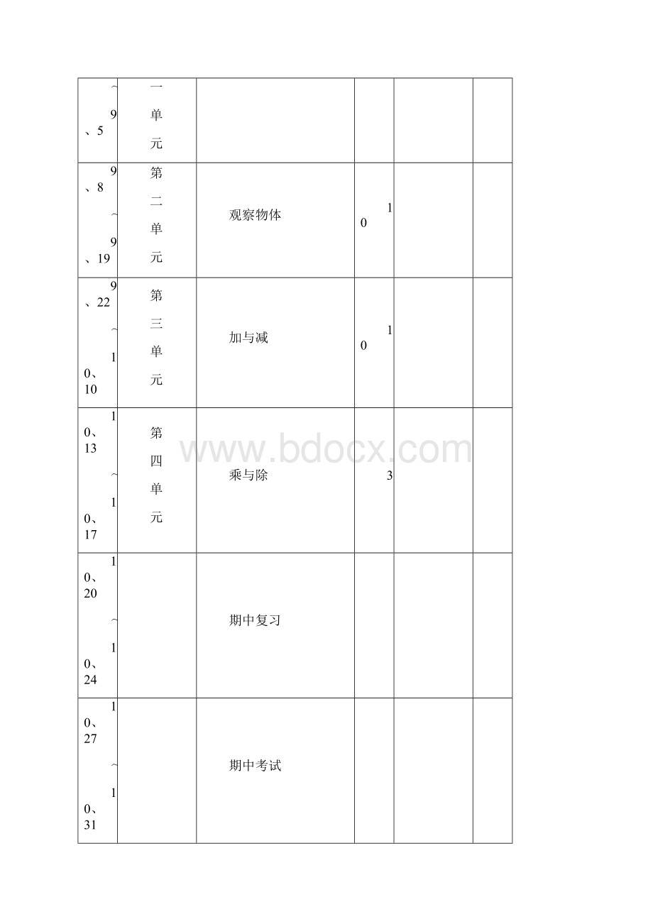 新北师大版三年级上册数学教案.docx_第2页