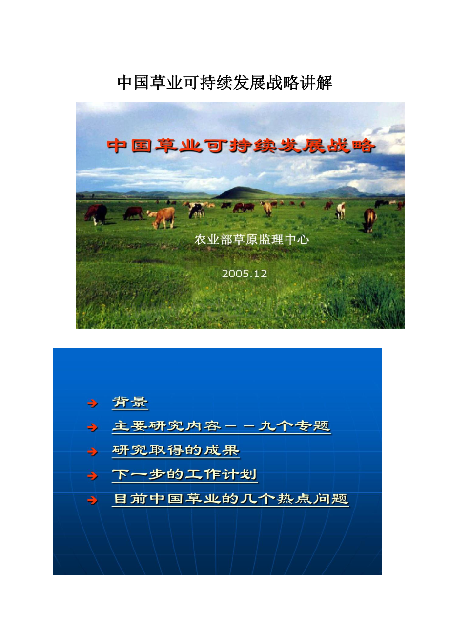 中国草业可持续发展战略讲解.docx
