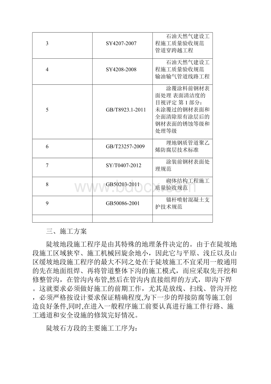 陡坡石方段管道施工技术.docx_第2页