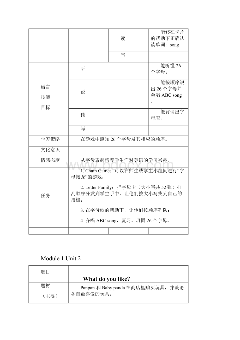 精品外研版一年级起点小学二年级上册英语教案全册.docx_第3页