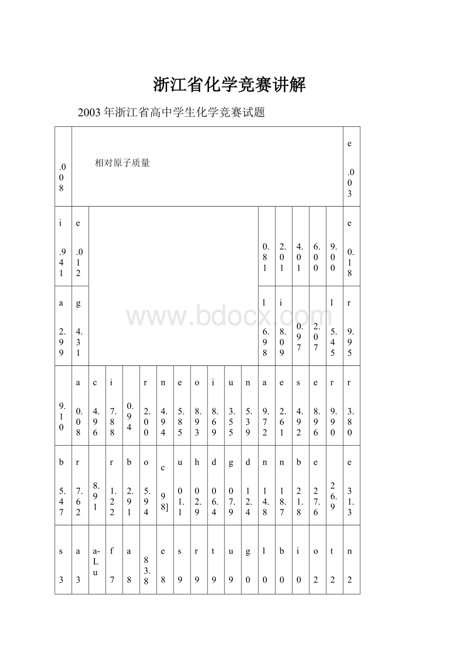 浙江省化学竞赛讲解.docx_第1页