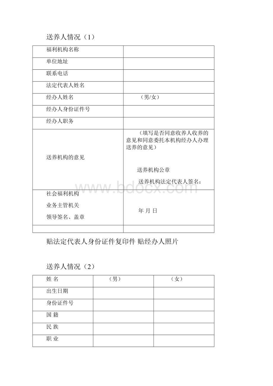 整理精品收养登记申请书.docx_第3页