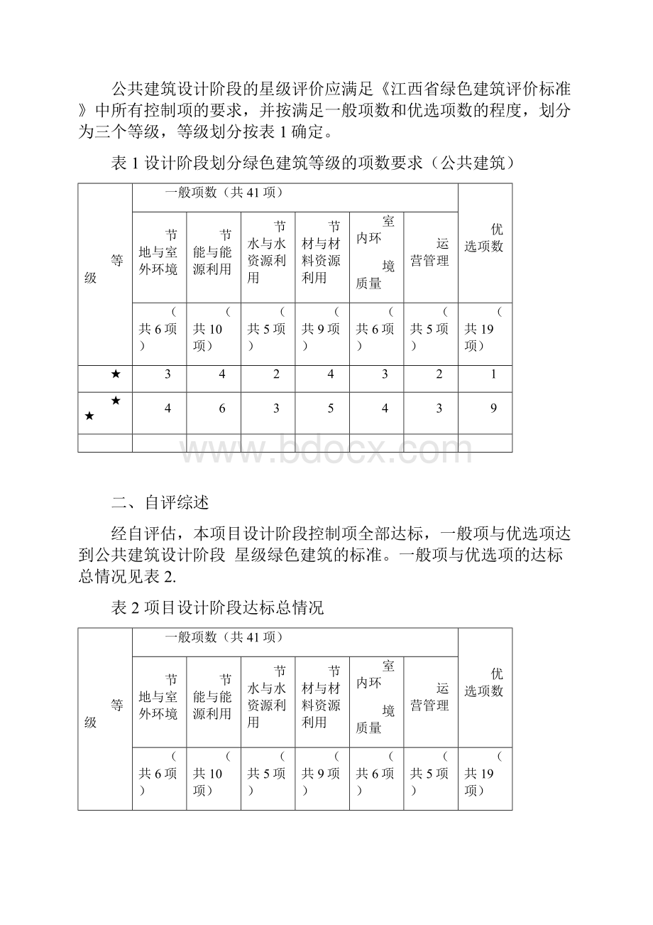 江西省绿色建筑设计自评估报告公共建筑.docx_第2页