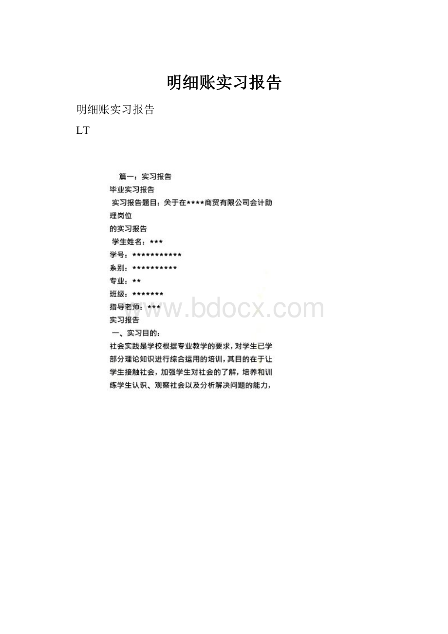 明细账实习报告.docx_第1页