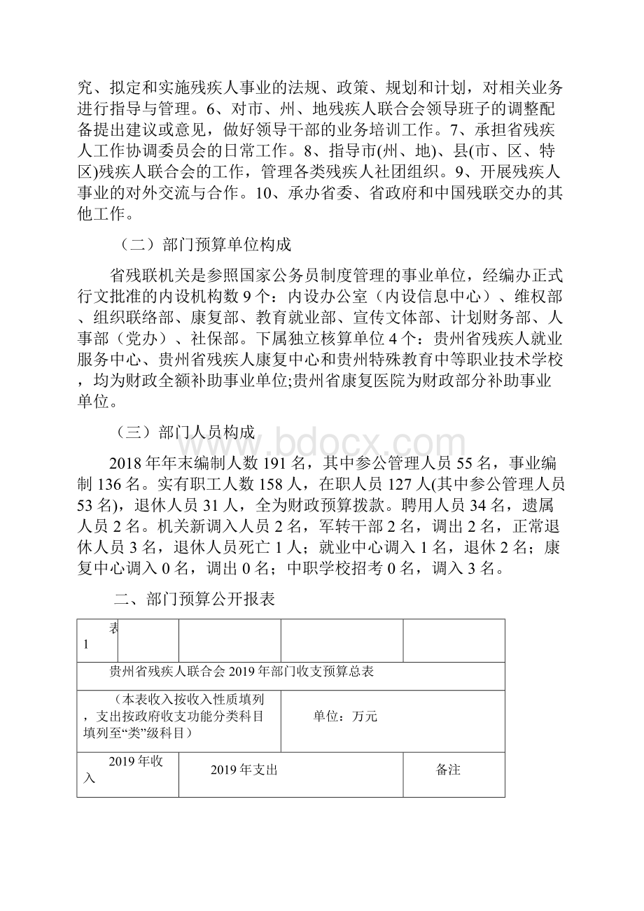 贵州省残疾人联合会部门预算及三公经费预算信息.docx_第3页