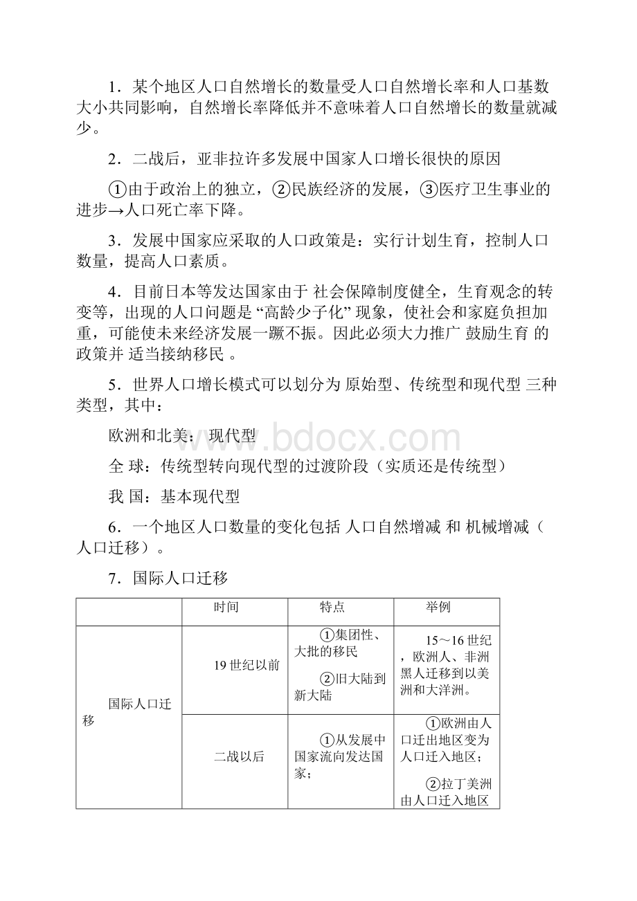 地理人教版必修二知识点总结.docx_第2页