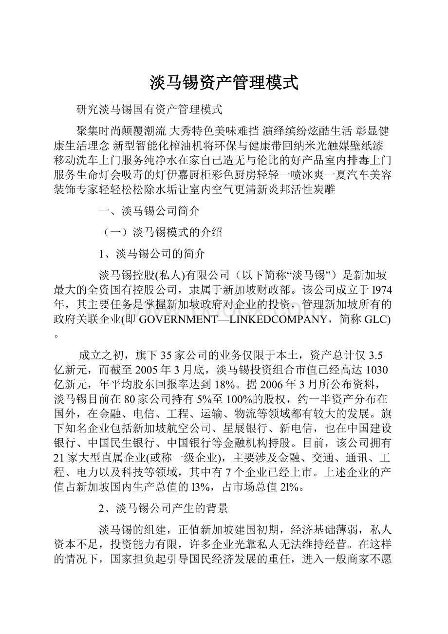 淡马锡资产管理模式.docx_第1页