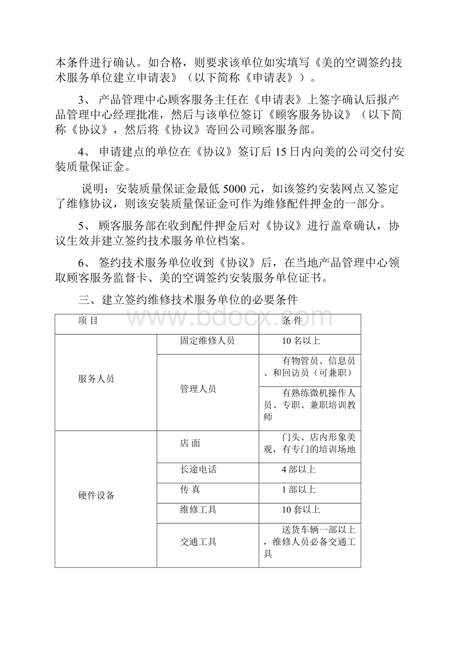 空调顾客服务管理制度.docx_第3页