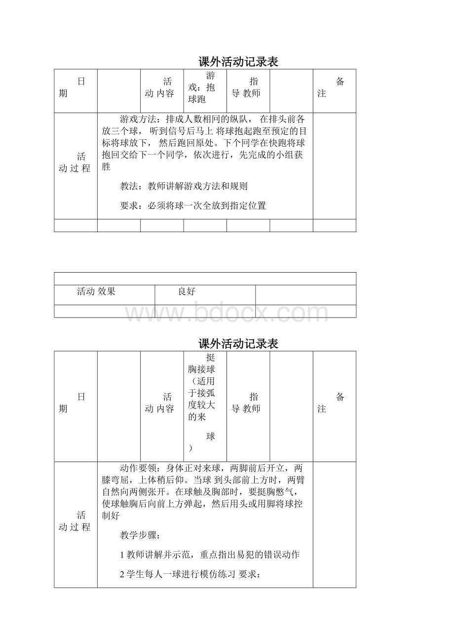 体育社团活动记录表.docx_第2页