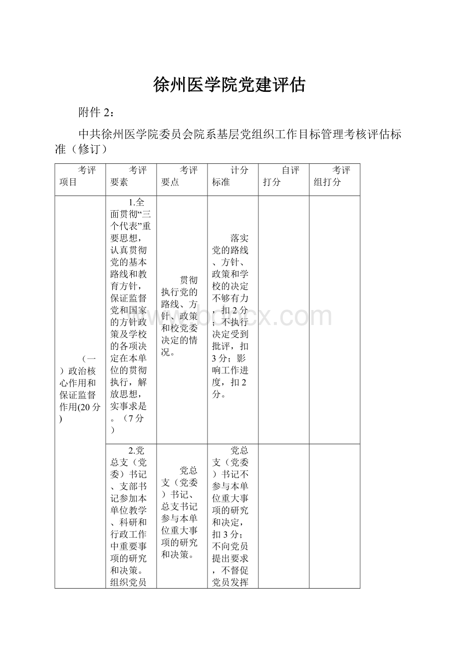 徐州医学院党建评估.docx