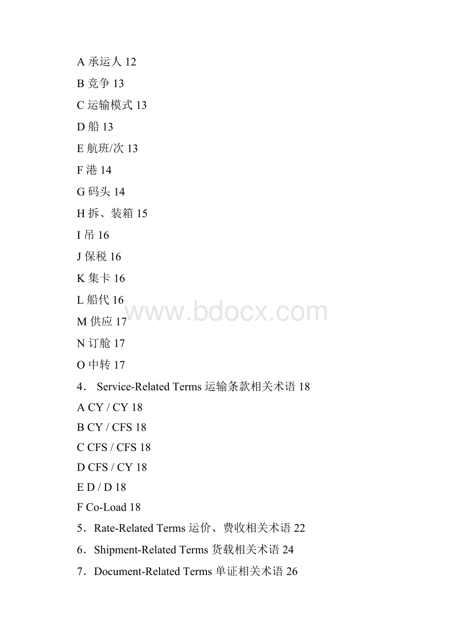 集装箱运输常用词语缩写一览表.docx_第2页