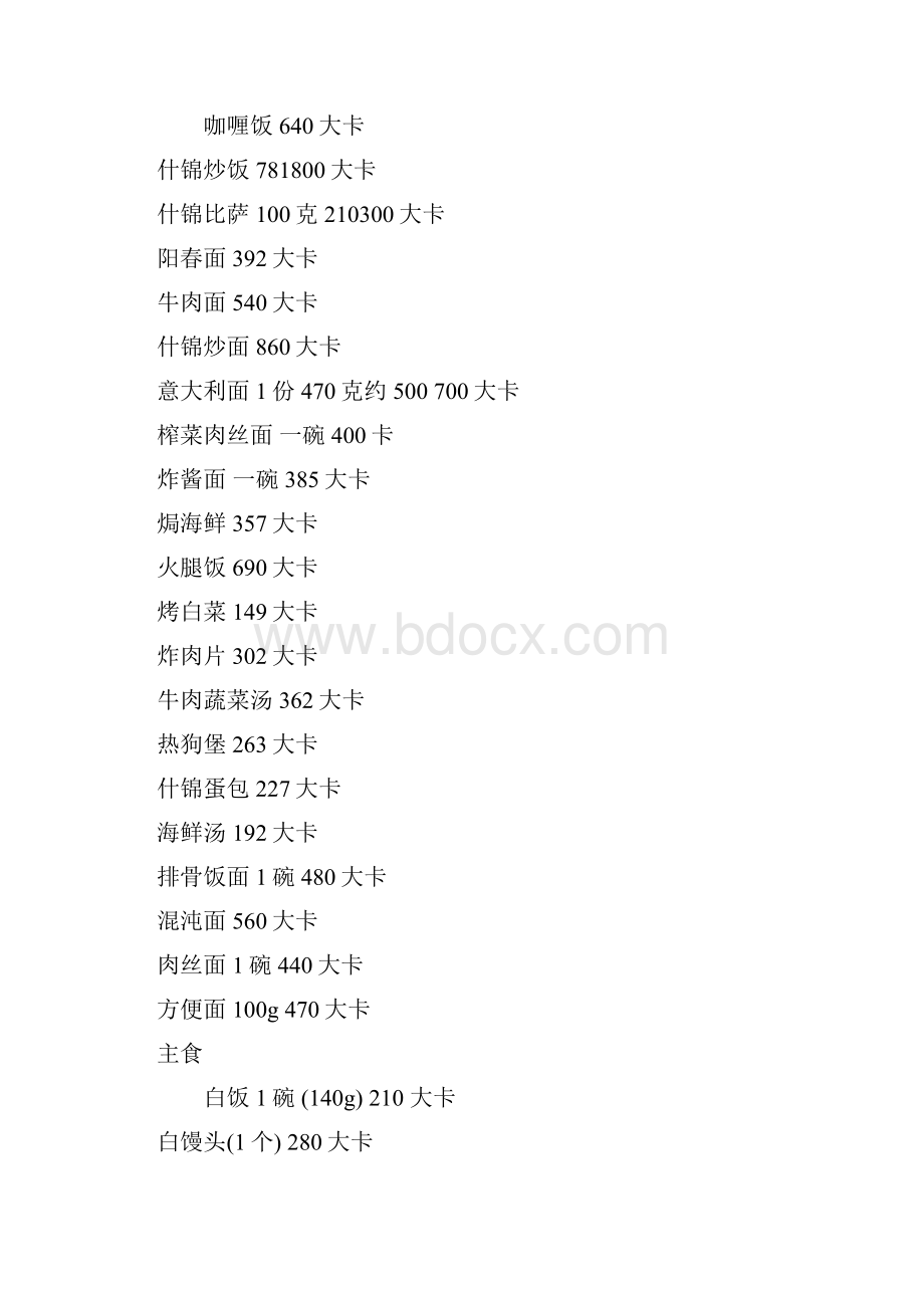 酸碱性食物一览表及热量大的食物.docx_第2页