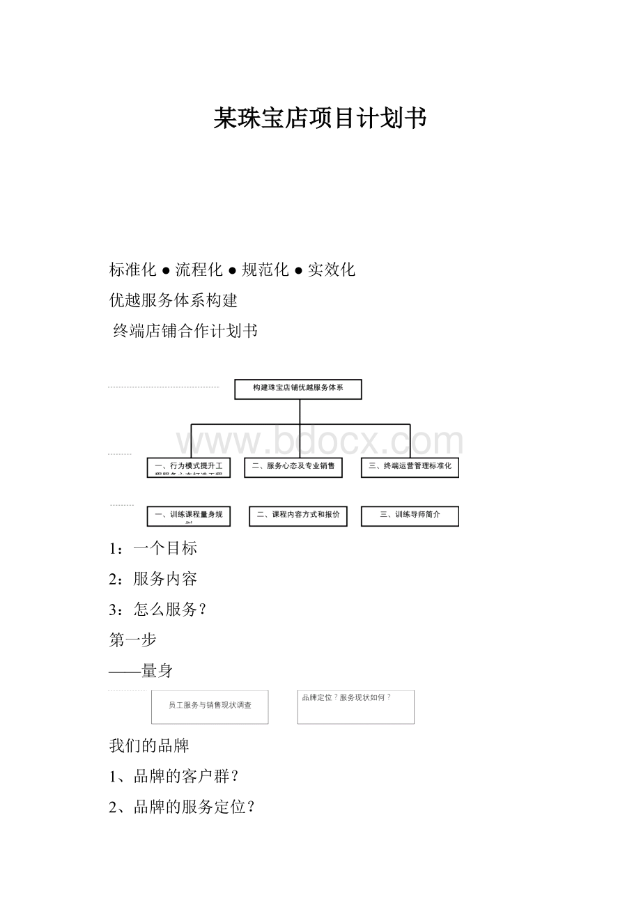 某珠宝店项目计划书.docx