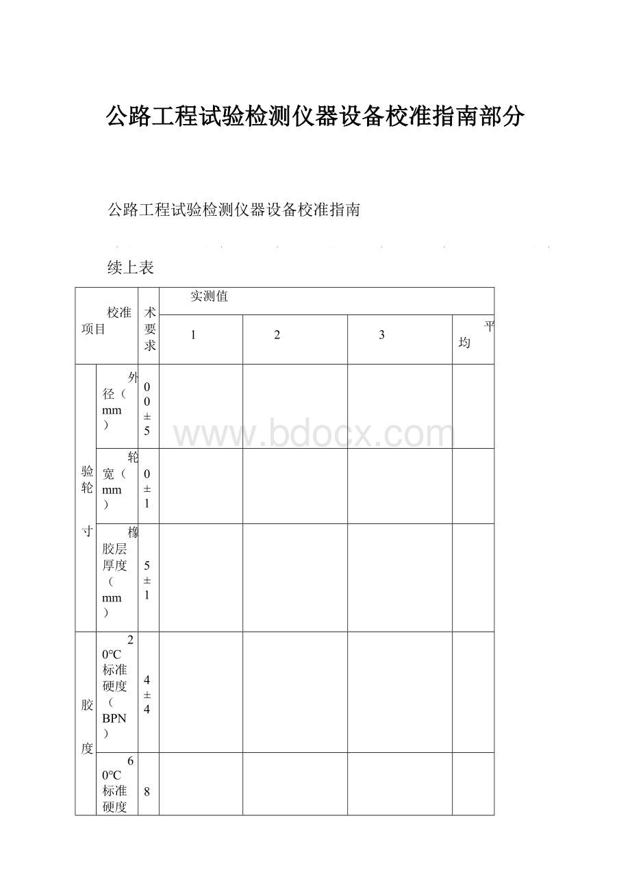 公路工程试验检测仪器设备校准指南部分.docx