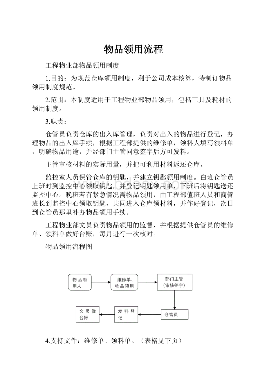 物品领用流程.docx_第1页