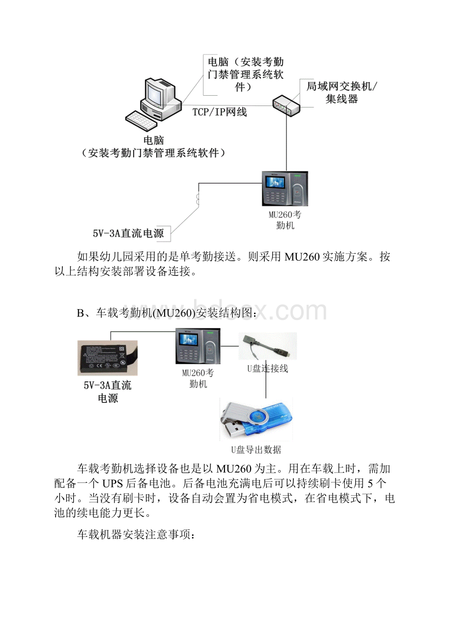 考勤门禁系统实施安装指南.docx_第3页