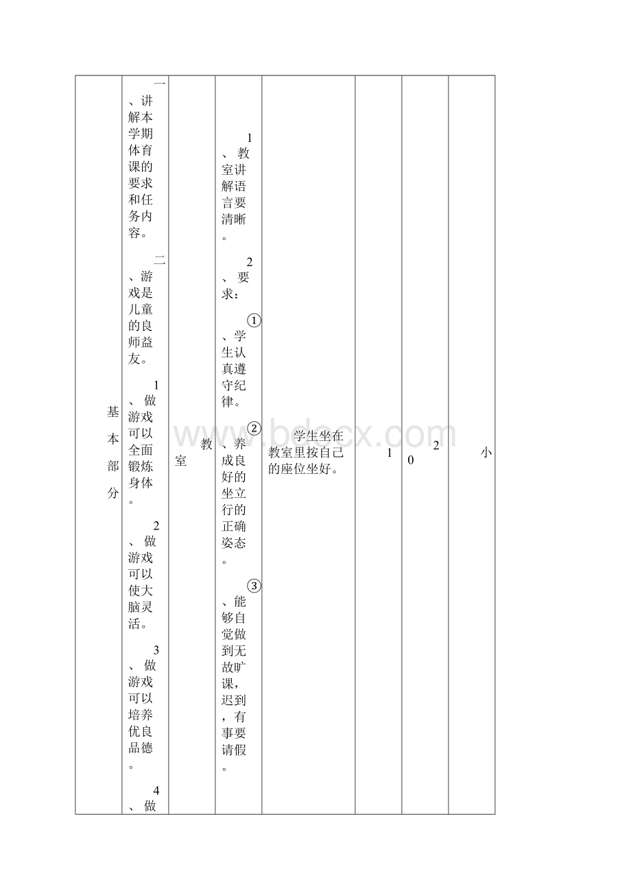 小学三年级体育课上学期教案.docx_第2页