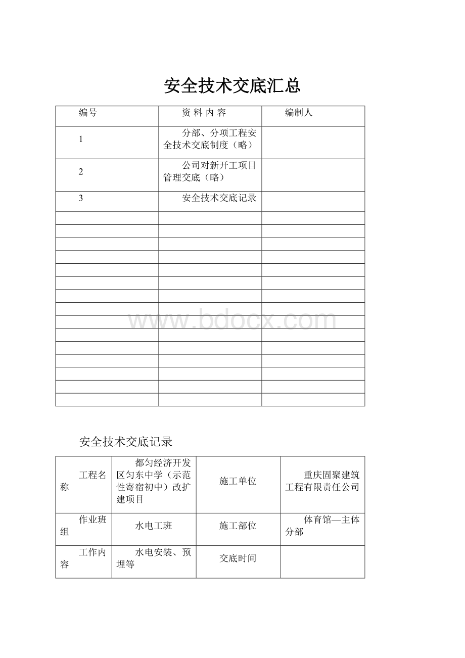 安全技术交底汇总.docx_第1页