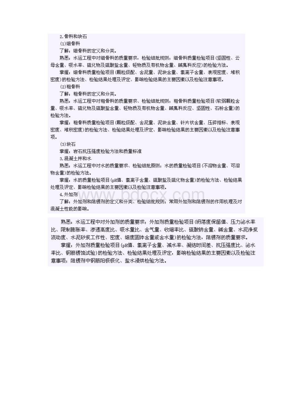 水运试验检测人员考试大纲材料.docx_第2页