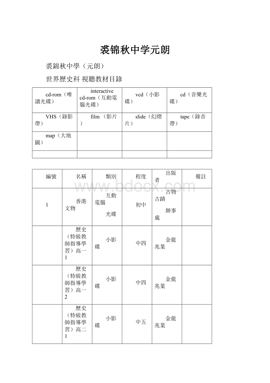 裘锦秋中学元朗.docx