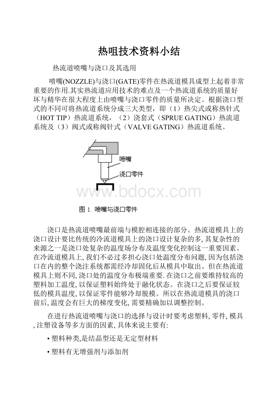 热咀技术资料小结.docx_第1页