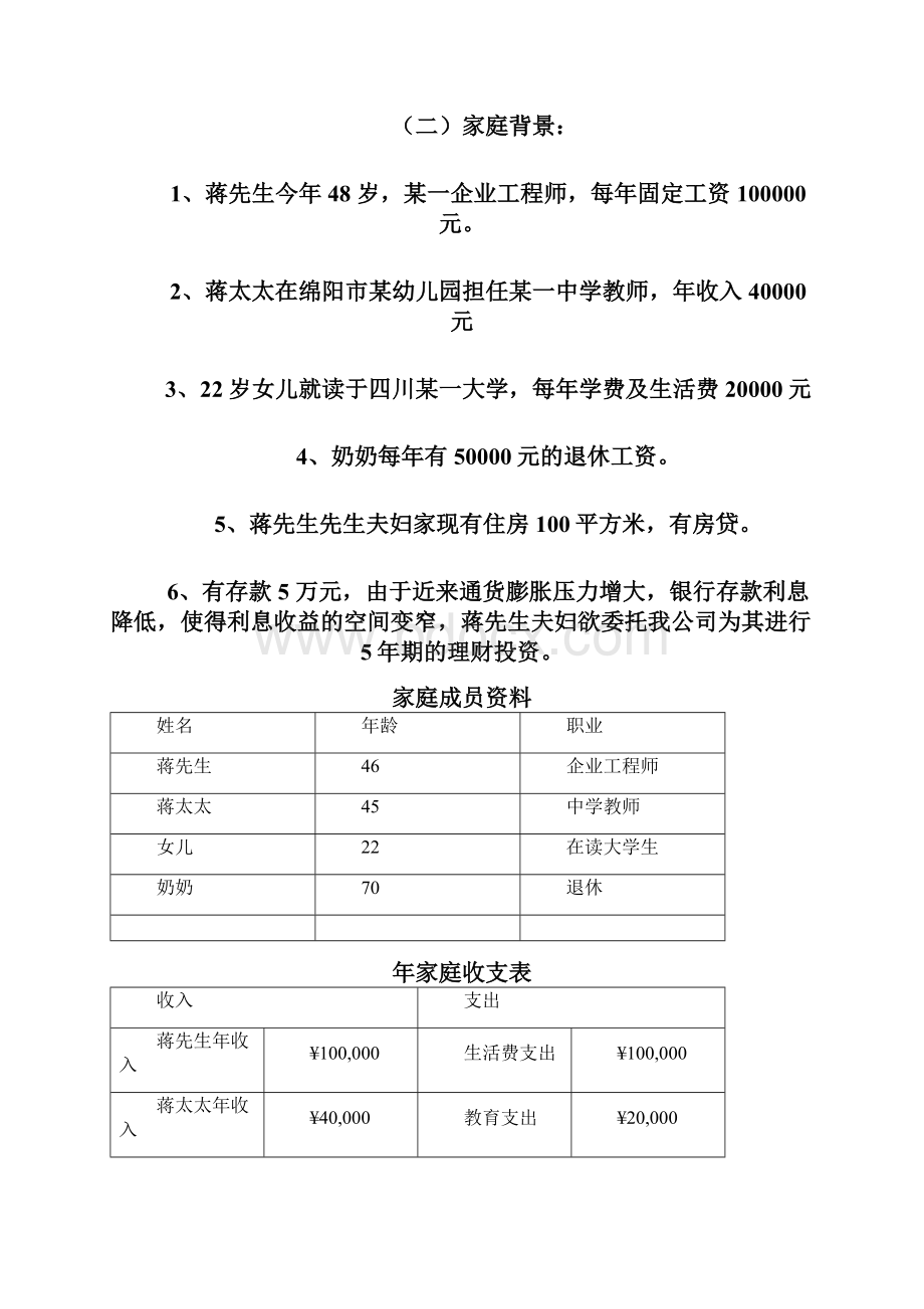 理财规划 财务02班 第6组家庭理财规划.docx_第2页