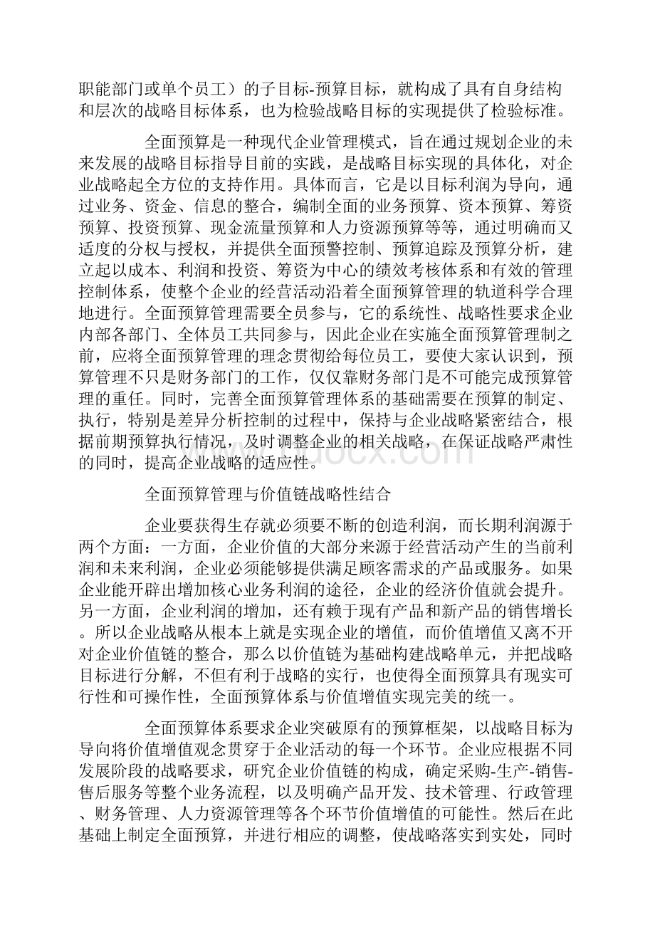 企业战略构建以战略为导向的全面预算管理.docx_第3页