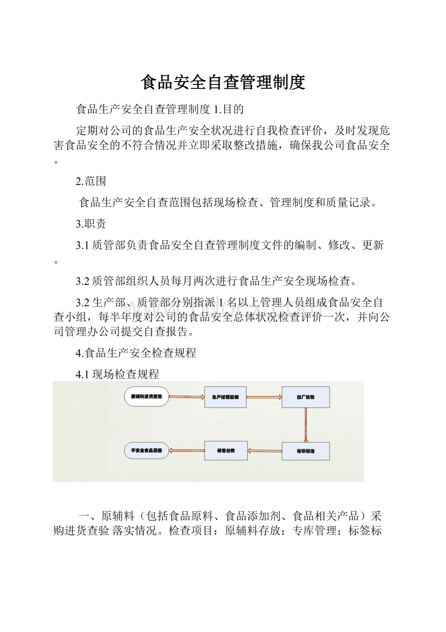 食品安全自查管理制度.docx