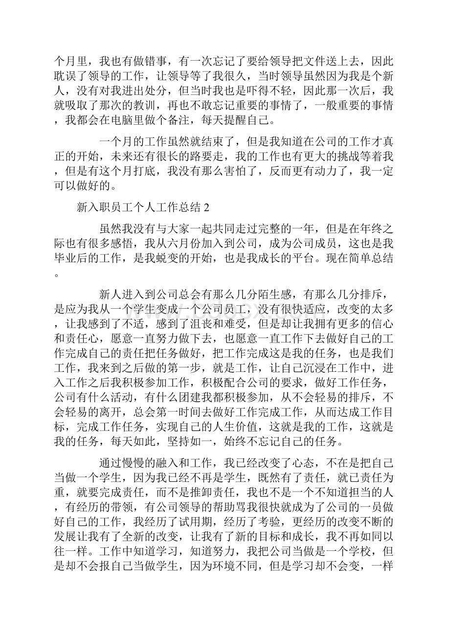 新入职员工个人工作总结.docx_第2页