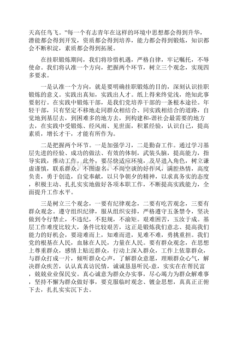 挂职锻炼发言多篇.docx_第3页