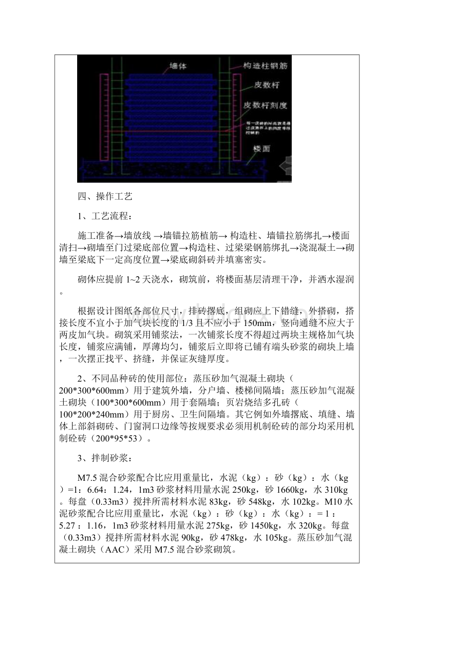 墙体砌筑技术交底.docx_第2页