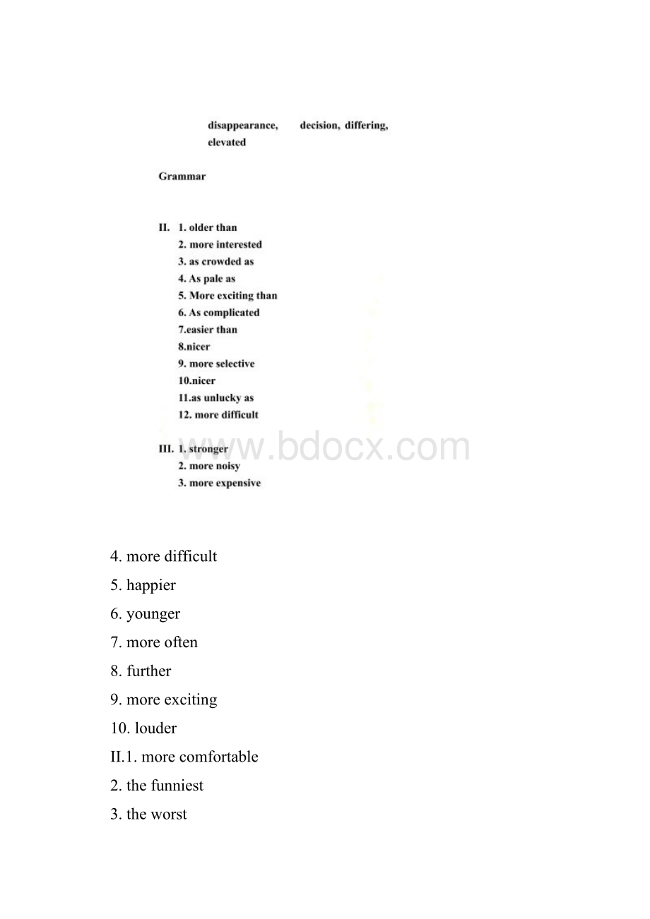 大学英语综合教程1Unit3习题答案.docx_第3页