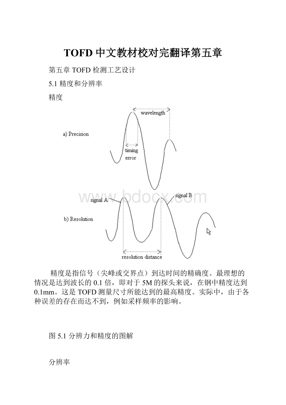 TOFD中文教材校对完翻译第五章.docx