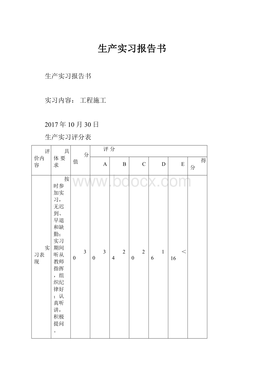 生产实习报告书.docx_第1页