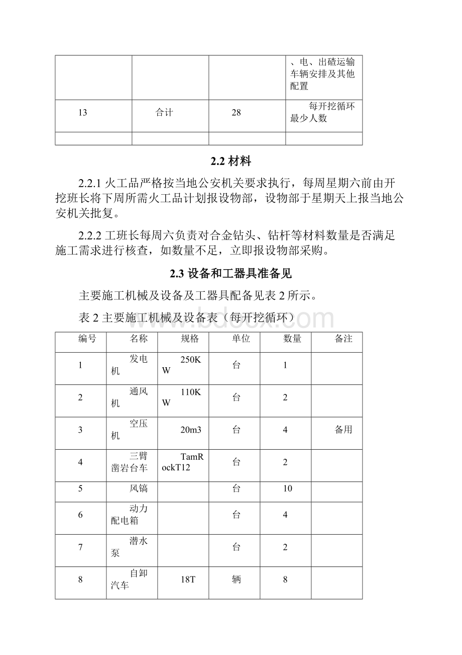 三臂凿岩台车开挖施工作业指导书.docx_第3页