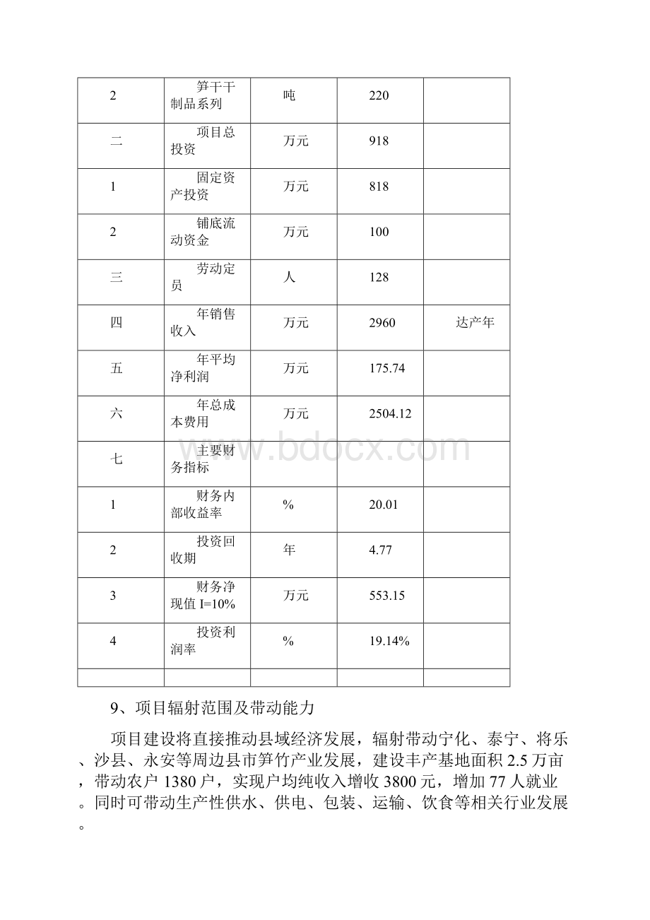 5万亩笋竹丰产示范基地项目可行性研究报告资金可行性研究报告.docx_第3页