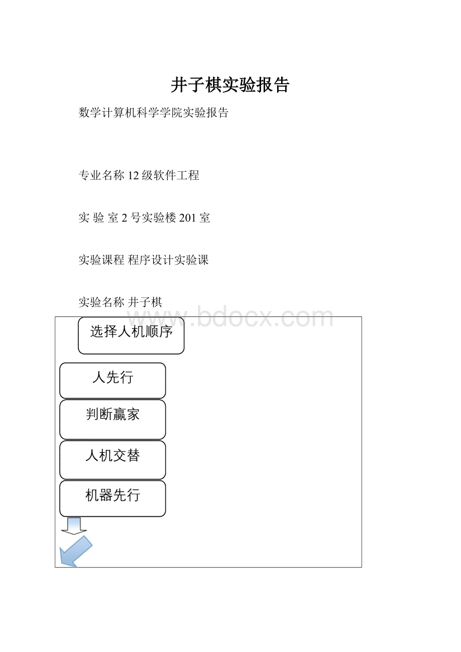 井子棋实验报告.docx_第1页