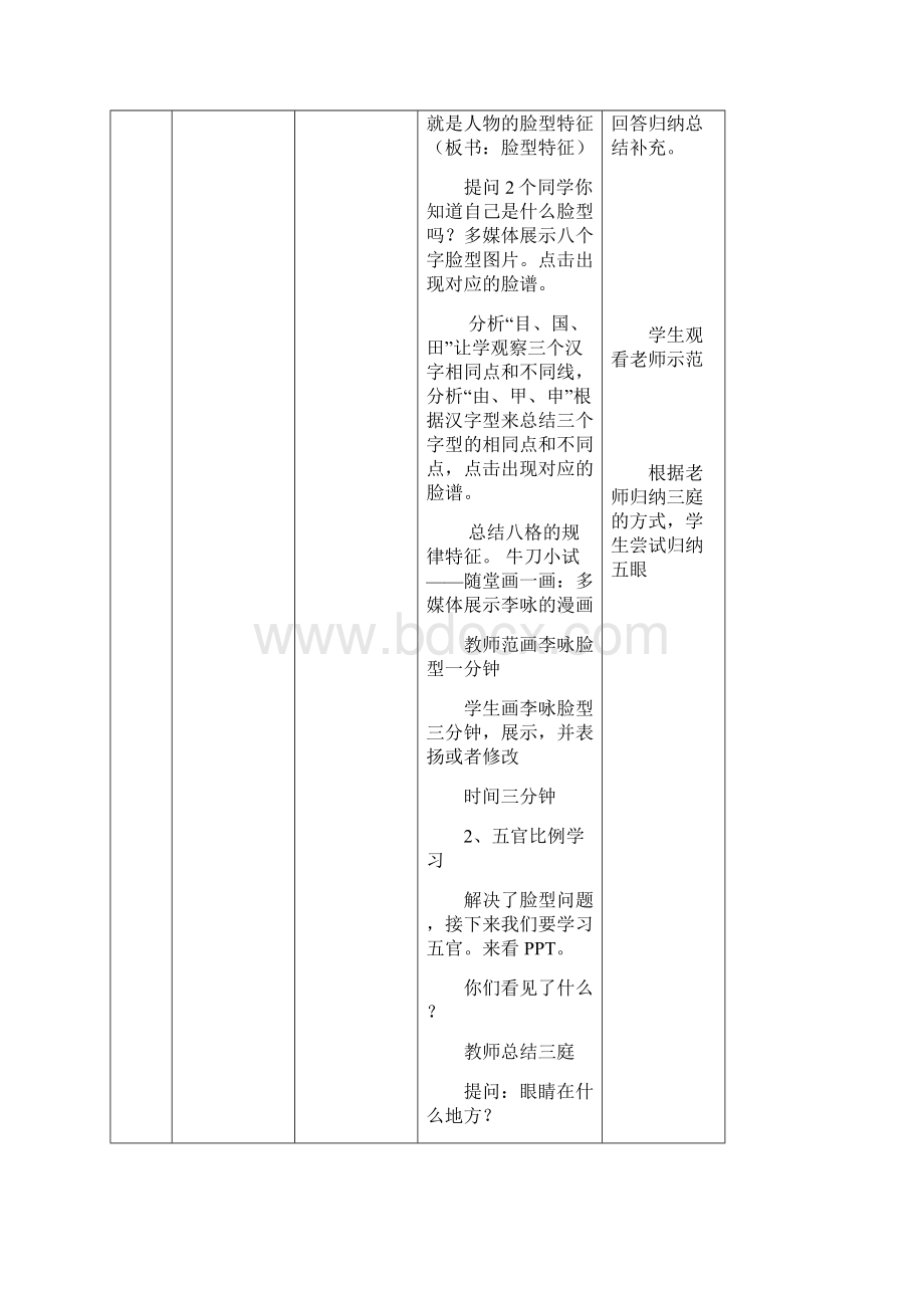 人教版初一上美术教案二.docx_第3页