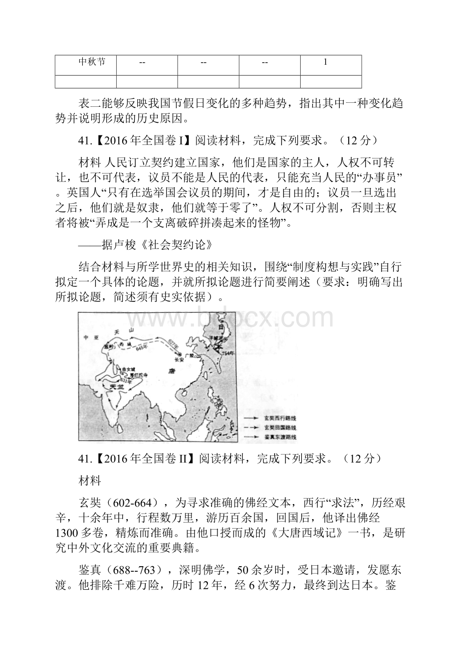 高考全国卷历史小论文真题附答案.docx_第2页