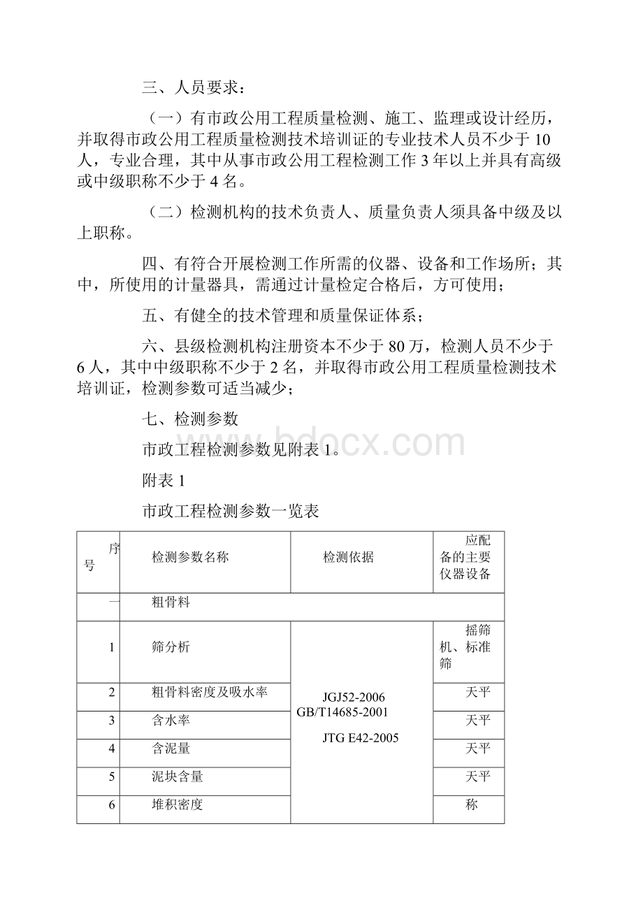 市政桥梁检测资质标准学习.docx_第2页