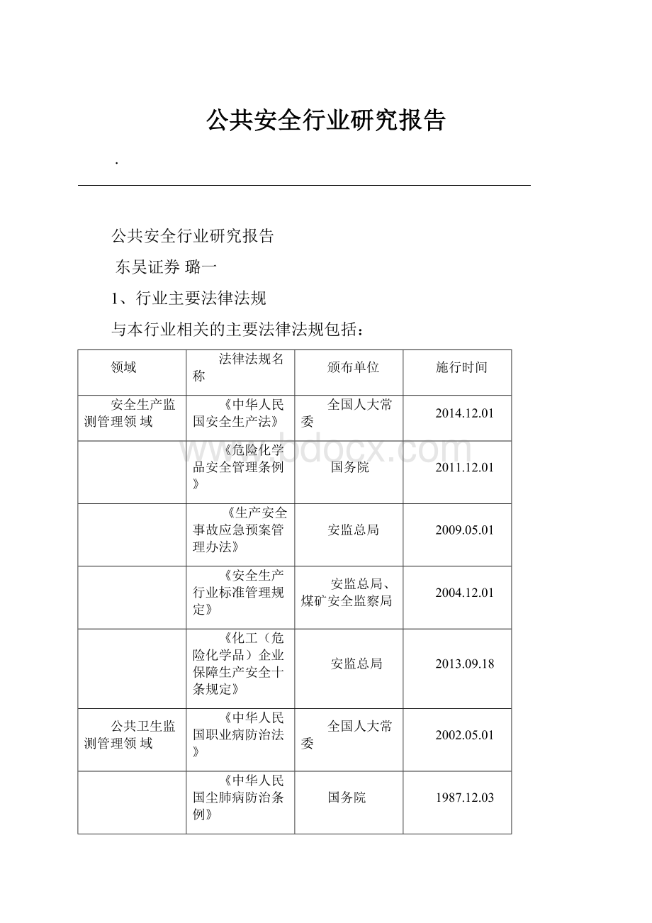 公共安全行业研究报告.docx