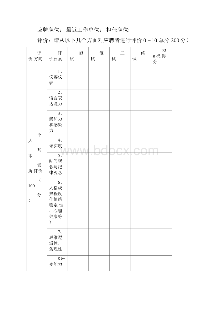 面试登记表.docx_第3页