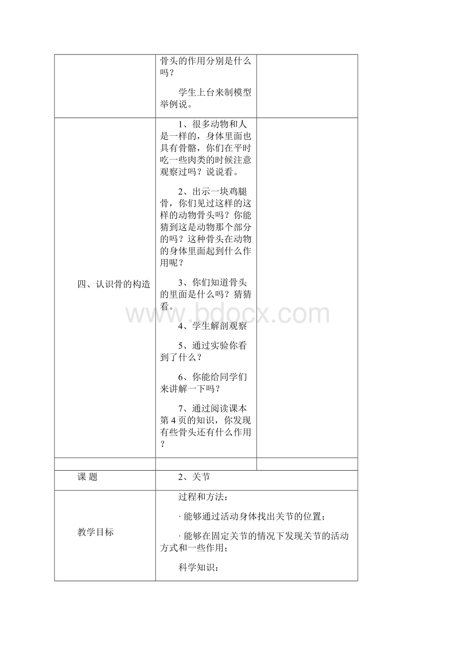 苏教版小学四年级科学下册教学设计全册教案.docx_第3页