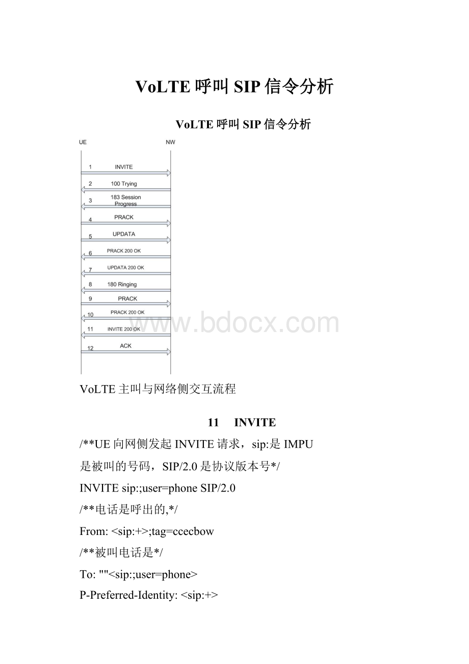 VoLTE呼叫SIP信令分析.docx