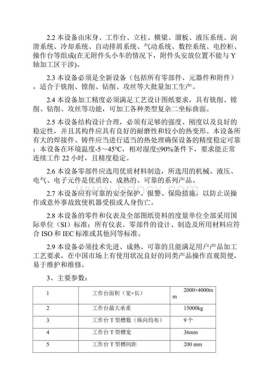 数控镗铣床购买技术协议.docx_第2页