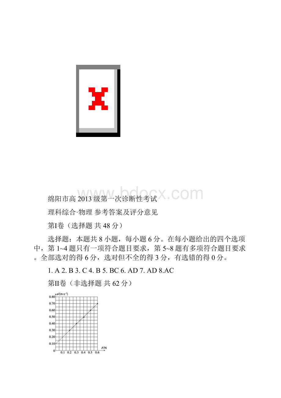 绵阳届一诊理综试题和答案word.docx_第3页