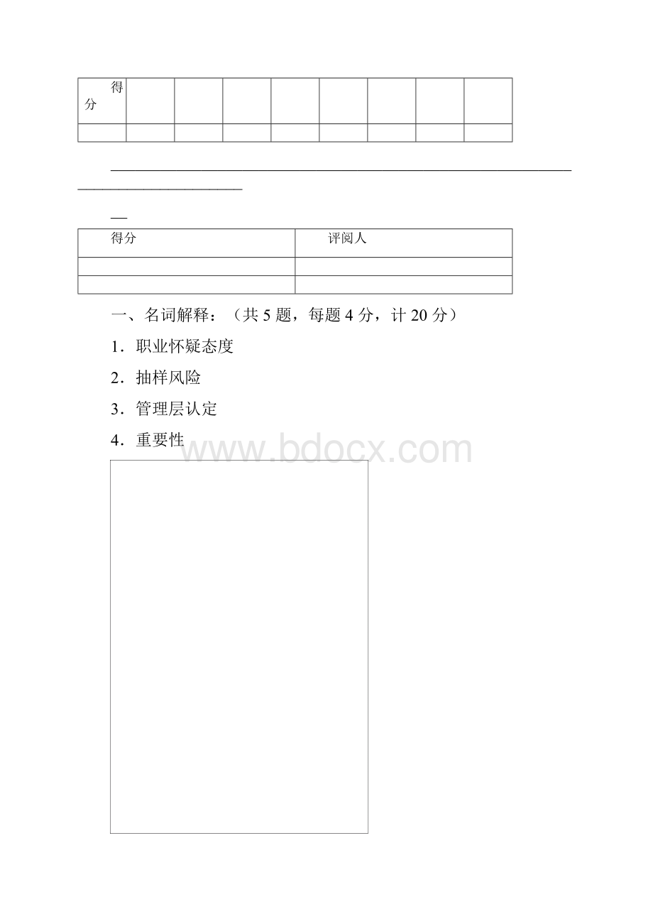 中南财大《审计》A卷.docx_第2页